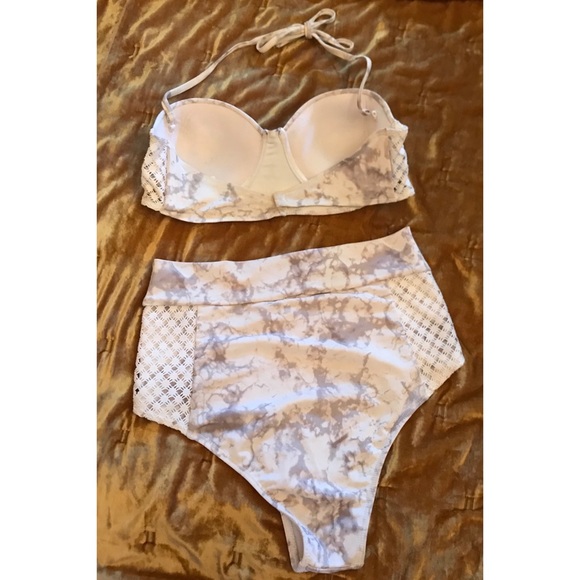 Lisa Maree x Urban Outfitters High-Waisted Crochet Bikini, Size Medium - Picture 5 of 17